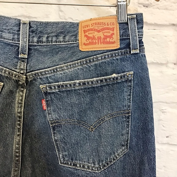 Levi’s W29 (US 8/9) Low Pro Straight Women’s Jeans Distressed A0964-0006 - Picture 6 of 12